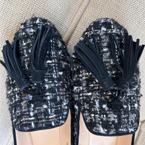 Karl Lagerfeld Paris Tilda 2 Tweed Flats - Picture 6 of 7